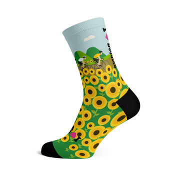 Le Tour de France Sunflower Crew Socks