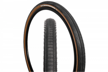 Opona PANARACER Gravelking SS Plus, zwijana, czarno/brązowa